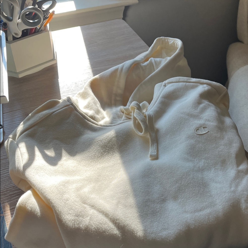 Champion Off-White Pullover Hoodie